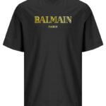 Drop Shoulder T Shirt - Black